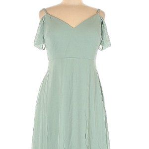 Birdy Grey green jade teal cocktail dress - XS